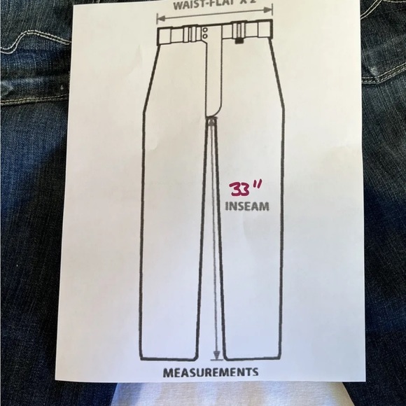 7 For All Mankind Skinny Jeans Womens Size 30x33 Dark Wash Low Rise - Picture 5 of 6